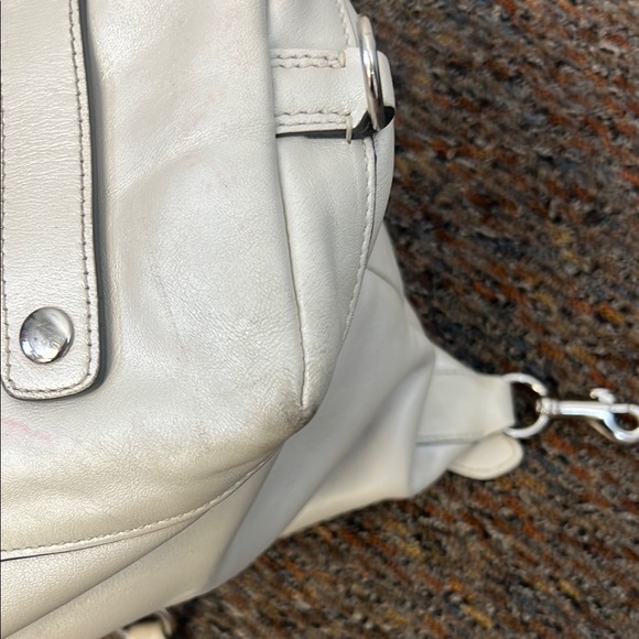 Coach Large Capacity Silver Tote Bag with Metallic Accents - Picture 10 of 17